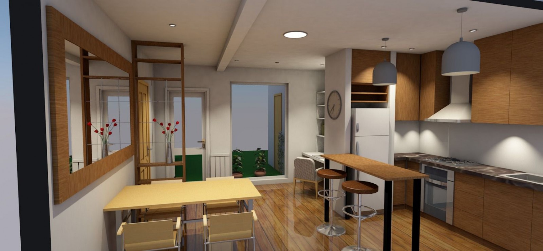 DEPARTAMENTO 3 AMBIENTES RECICLADO CON COCHERA Y TERRAZA. ALDREY APTO CREDITO.